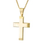 Βαπτιστικός Σταυρός 14 καρατίων Για Αγόρι